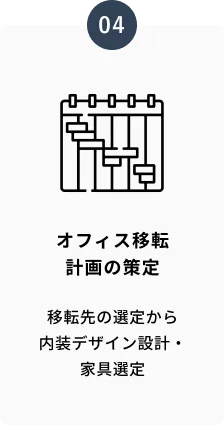 オフィス移転計画の策定